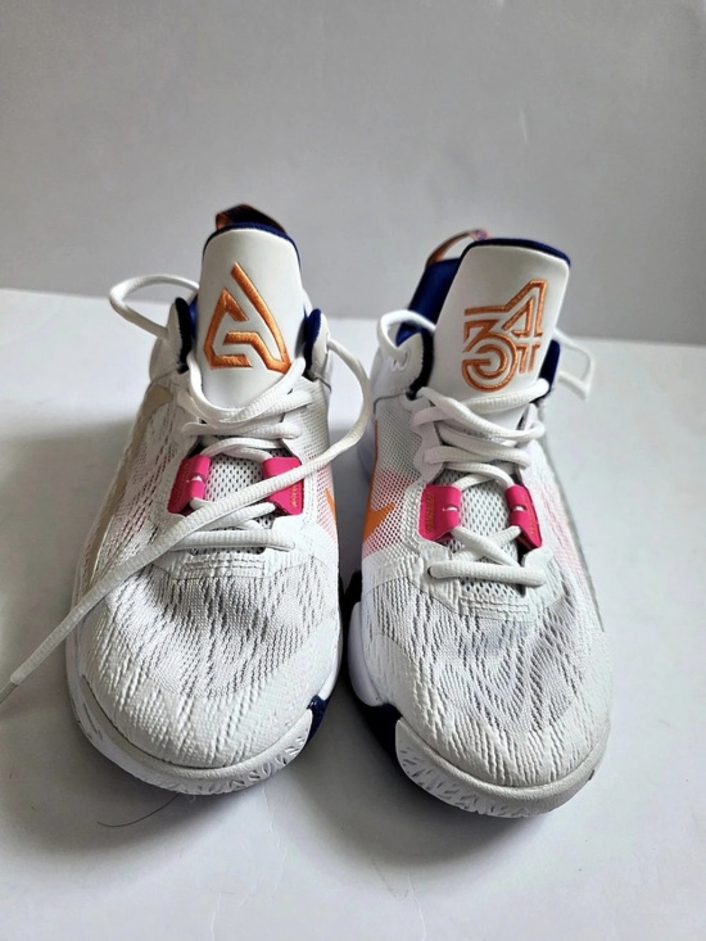 K-Swiss Express Light White & Blue Athletic Shoes